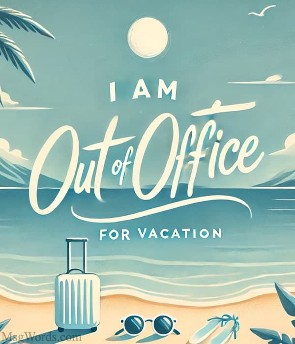 I’m out of the office and will be back on [return date]. In the meantime, I’ll be trying to remember my email password.