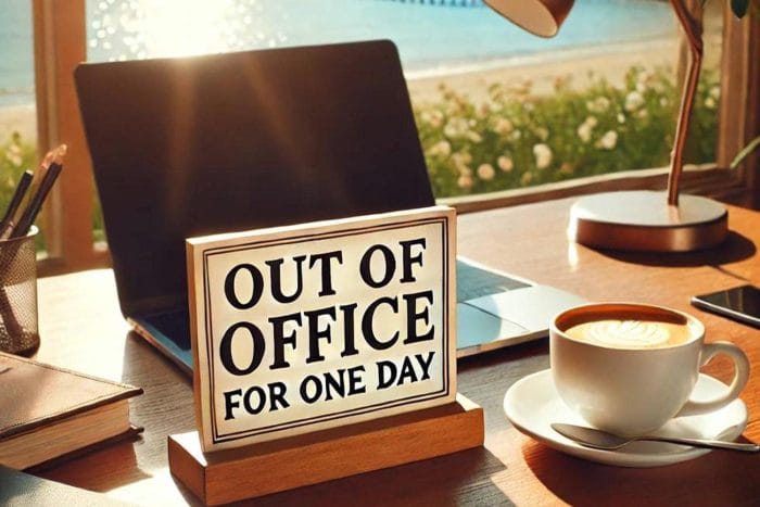 Out of Office Message for One Day