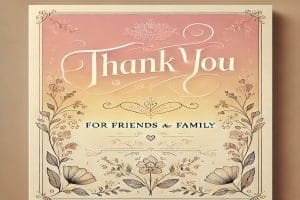 Thank You Messages for Friends and Family