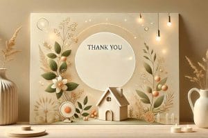 Thank You for Letting Me Stay at Your House Messages