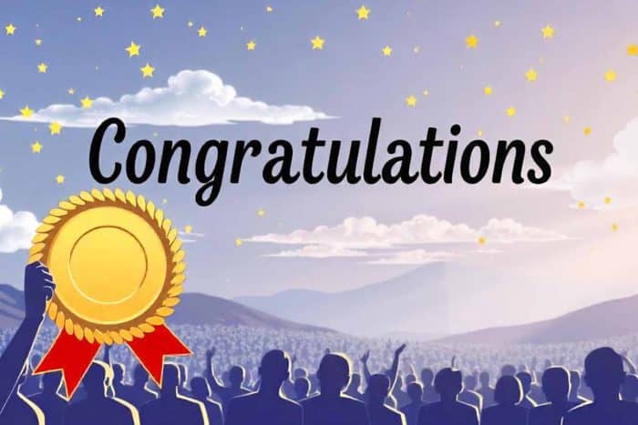 Joyful Congratulations Messages for Award