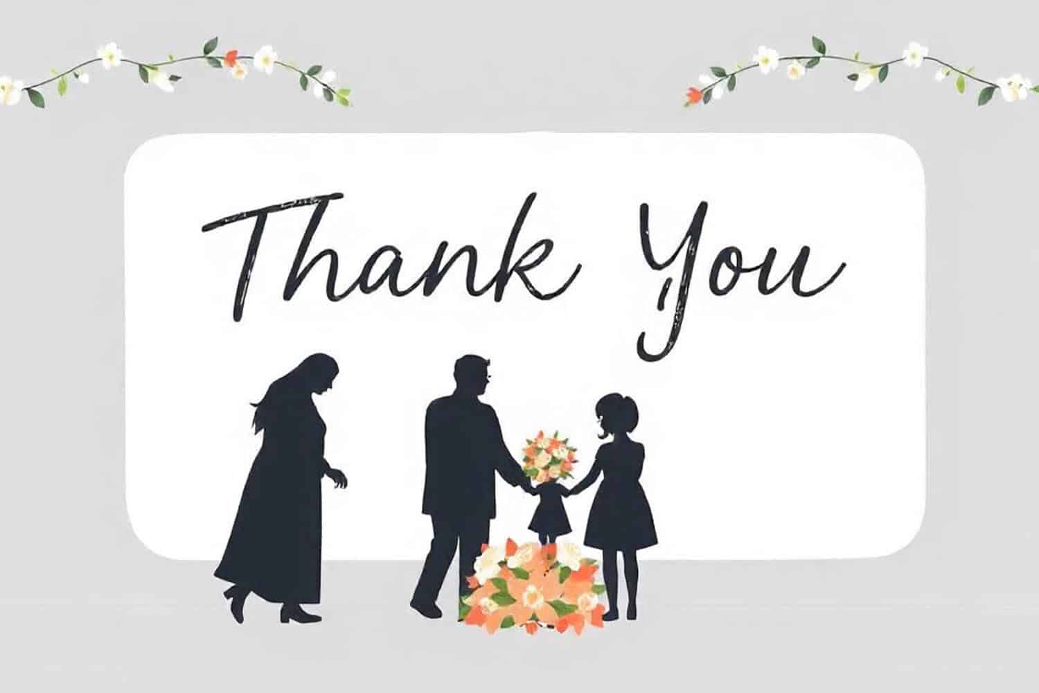 Funeral Thank You Messages from Family