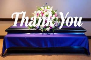 Sincere Funeral Thank You Notes for Money