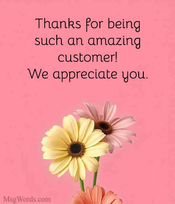 Thanks for being such an amazing customer! We appreciate you.