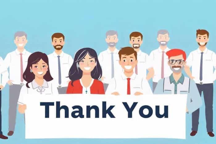 Thank You Messages to Team Members for Support