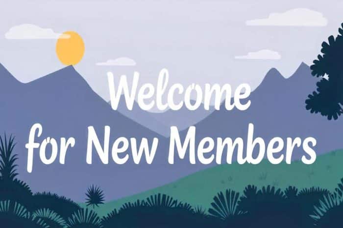 Friendly Welcome Messages for New Members