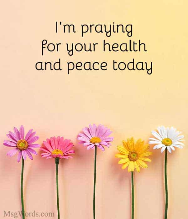 Dear Lord, please watch over my dear friend [Name]. Grant them strength in this time of uncertainty. May their heart be filled with peace, and their body recover quickly. Amen.