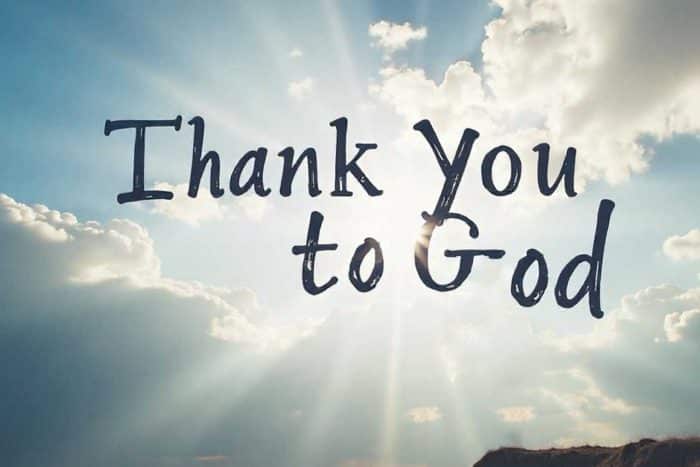 Thank You Messages to God for All the Blessings