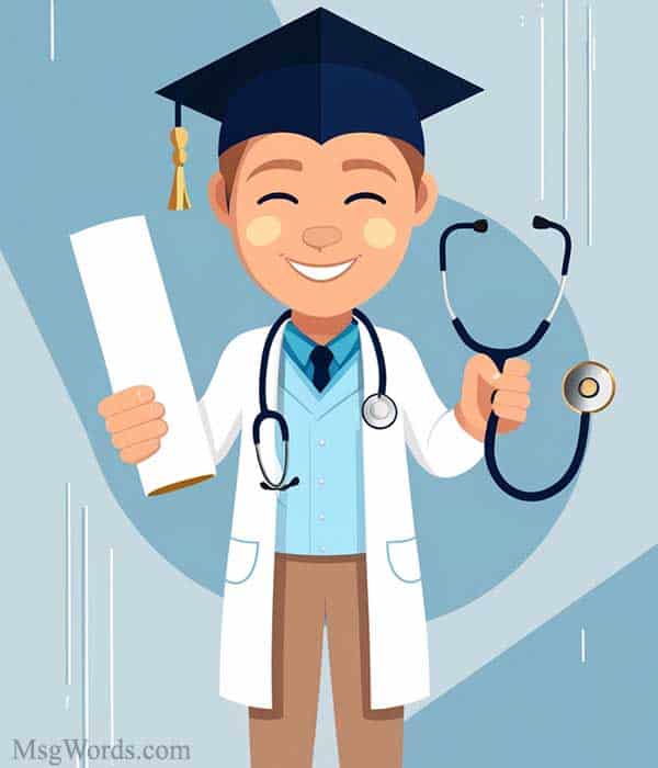 Wishing you endless success in your medical career. Congrats, Doctor!