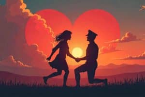 Long Distance Military Love Messages for Him