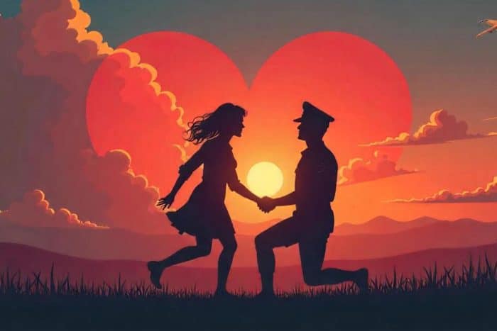 Long Distance Military Love Messages for Him