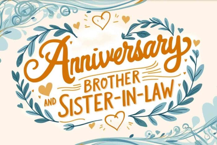 Anniversary Wishes for Brother and Sister-in-Law