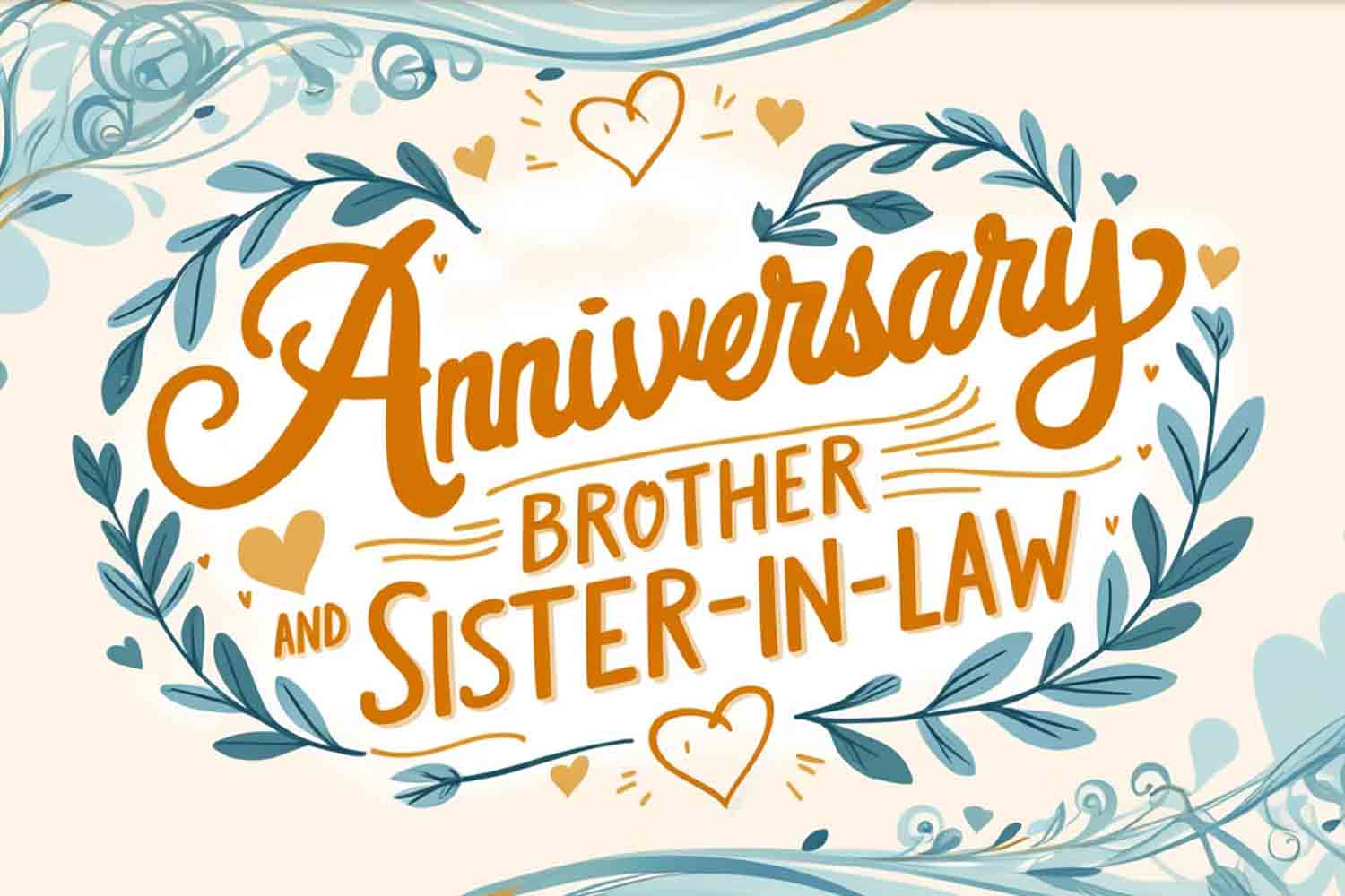 Anniversary Wishes for Brother and Sister-in-Law