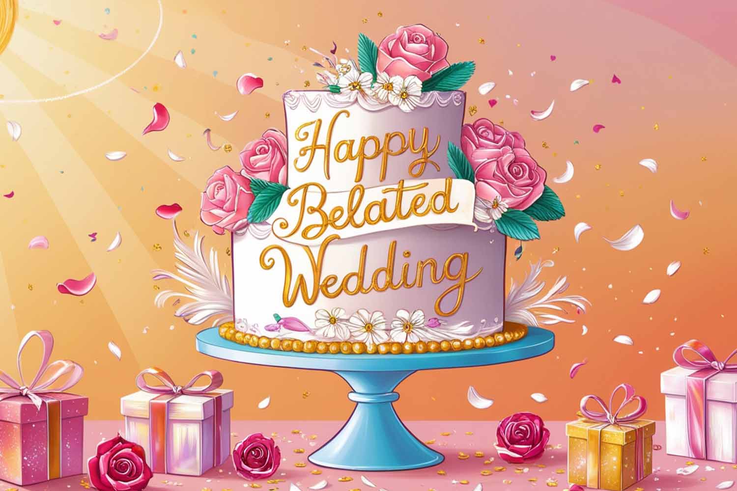 Belated Wedding Wishes to Celebrate Love