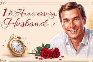 1st Anniversary Wishes for Husband - Sweet Messages