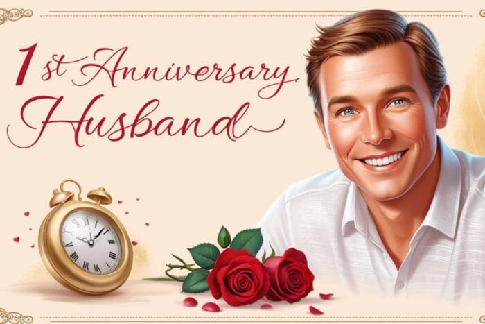 1st Anniversary Wishes for Husband - Sweet Messages