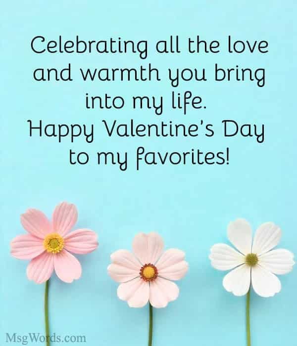 Celebrating all the love and warmth you bring into my life. Happy Valentine’s Day to my favorites!
