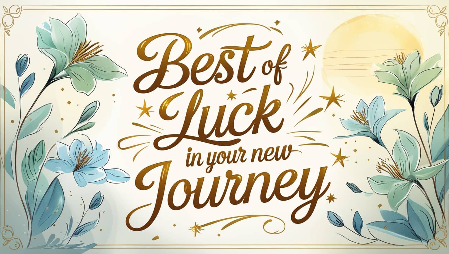 Best of Luck in Your New Journey Messages