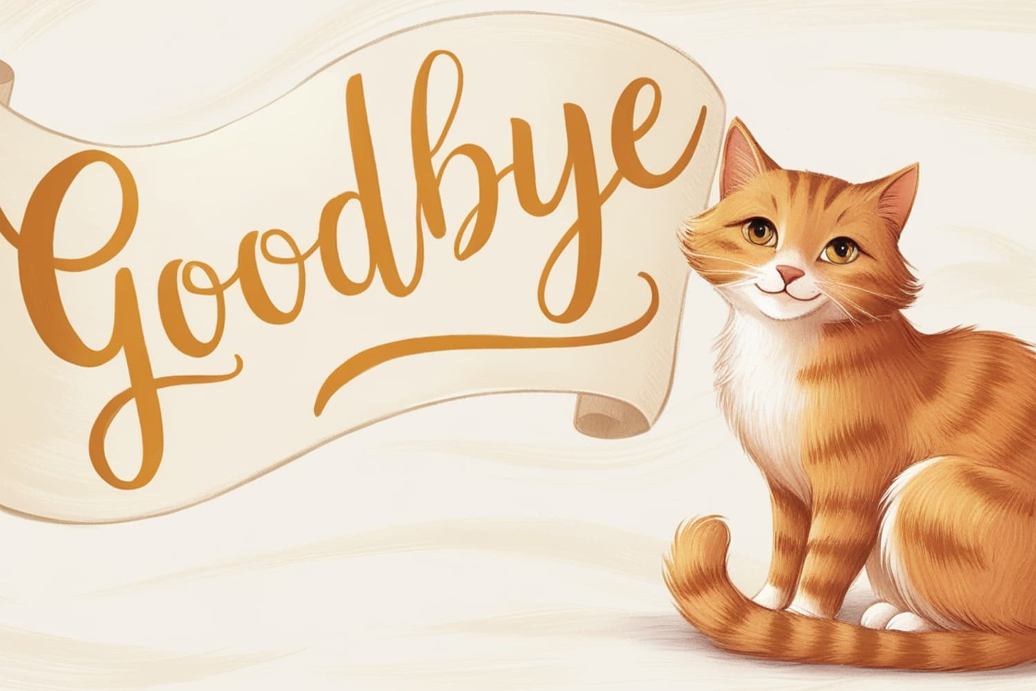 Goodbye Messages to My Cat Who Passed Away