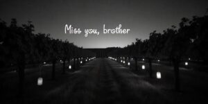 Goodbye Messages to a Brother Who Passed Away