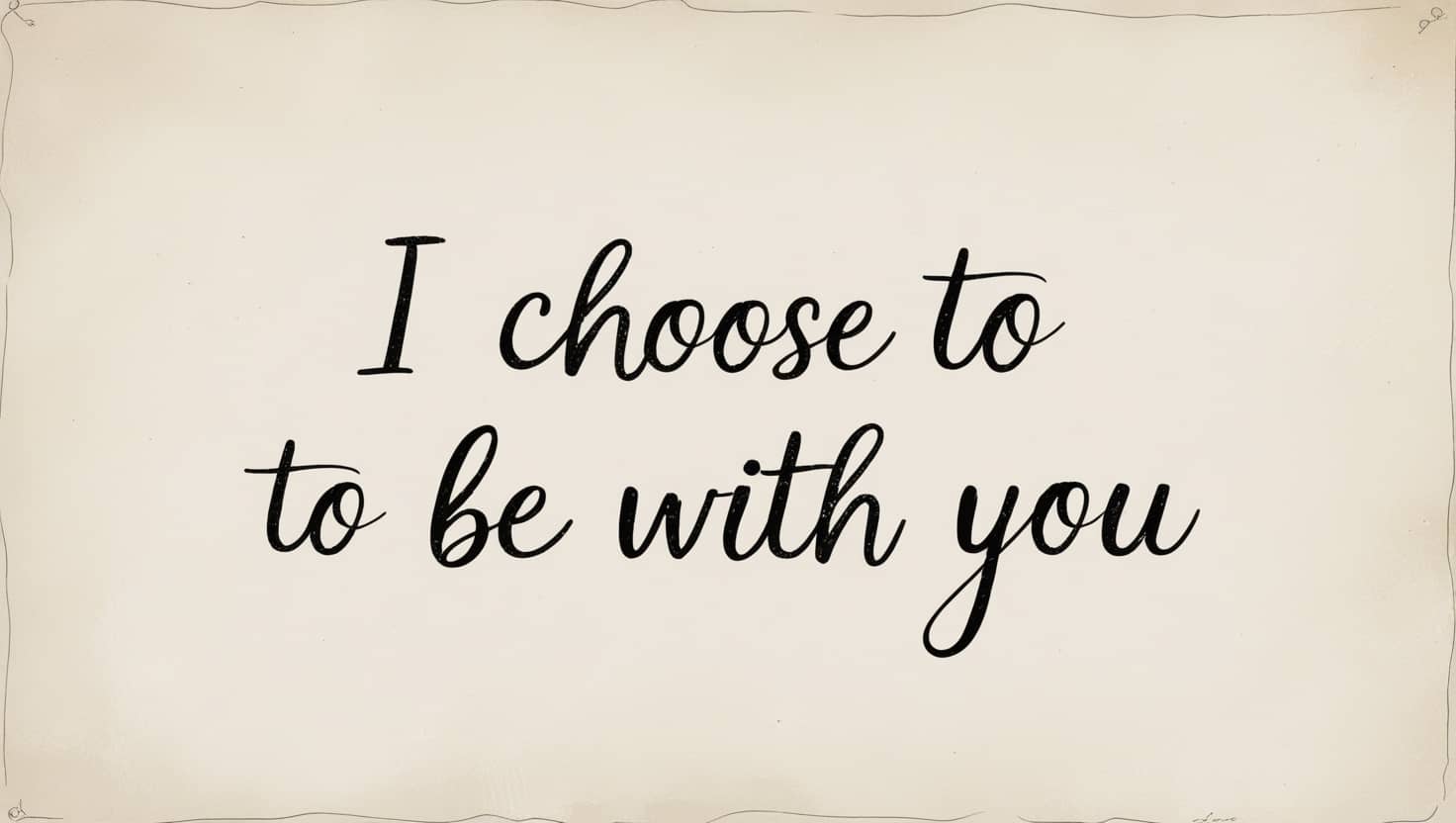I Choose to Be with You Quotes for Your Loved One