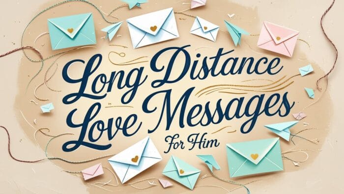 Long Distance Love Messages for Him