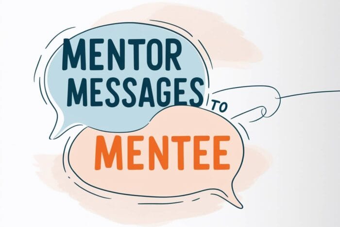 Mentor Messages to Mentee