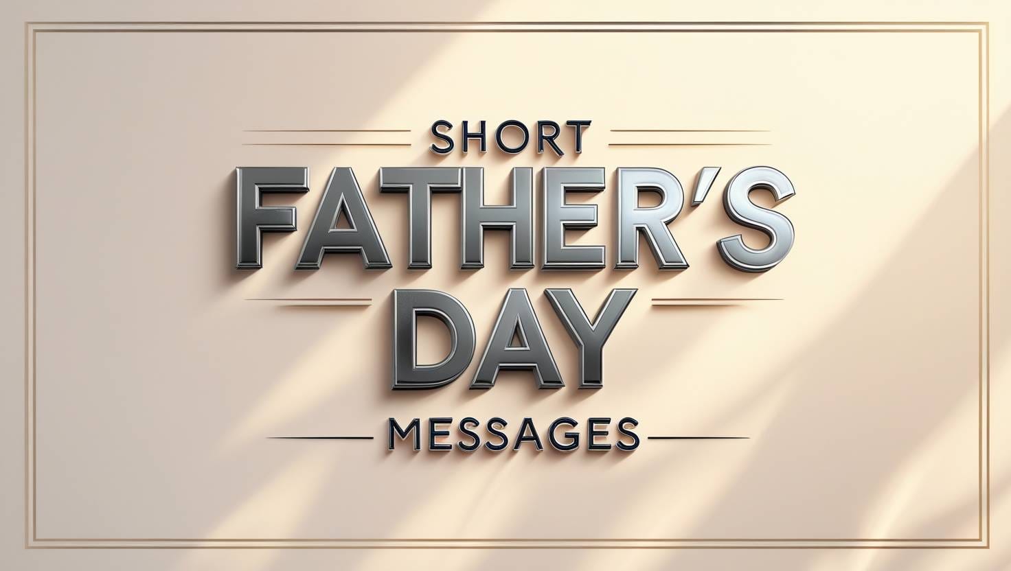 Best Short Father’s Day Messages
