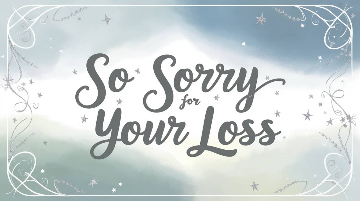 So Sorry for Your Loss Messages and Quotes