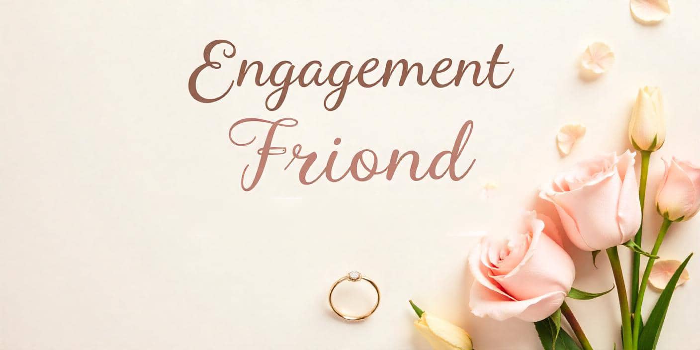 Sweet Engagement Wishes for Friend