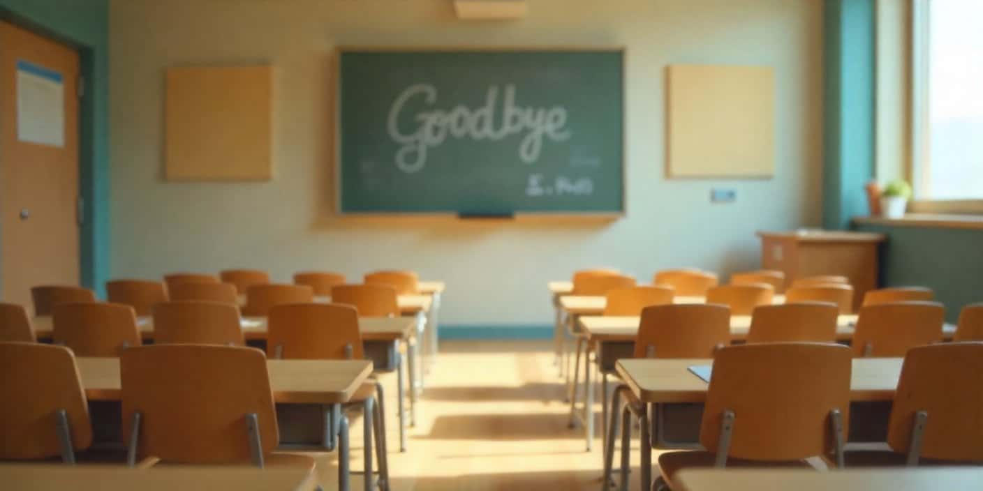 Goodbye Messages to Kindergarten Students