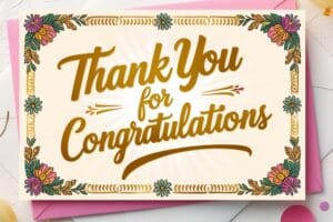 Thank You Messages for Congratulations