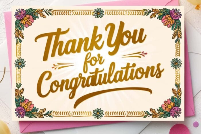 Thank You Messages for Congratulations