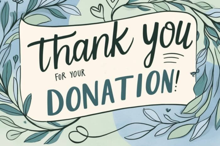 Appreciation Thank You Letter for Sponsorship Donation