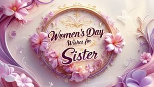 Cute Women’s Day Wishes for Sister