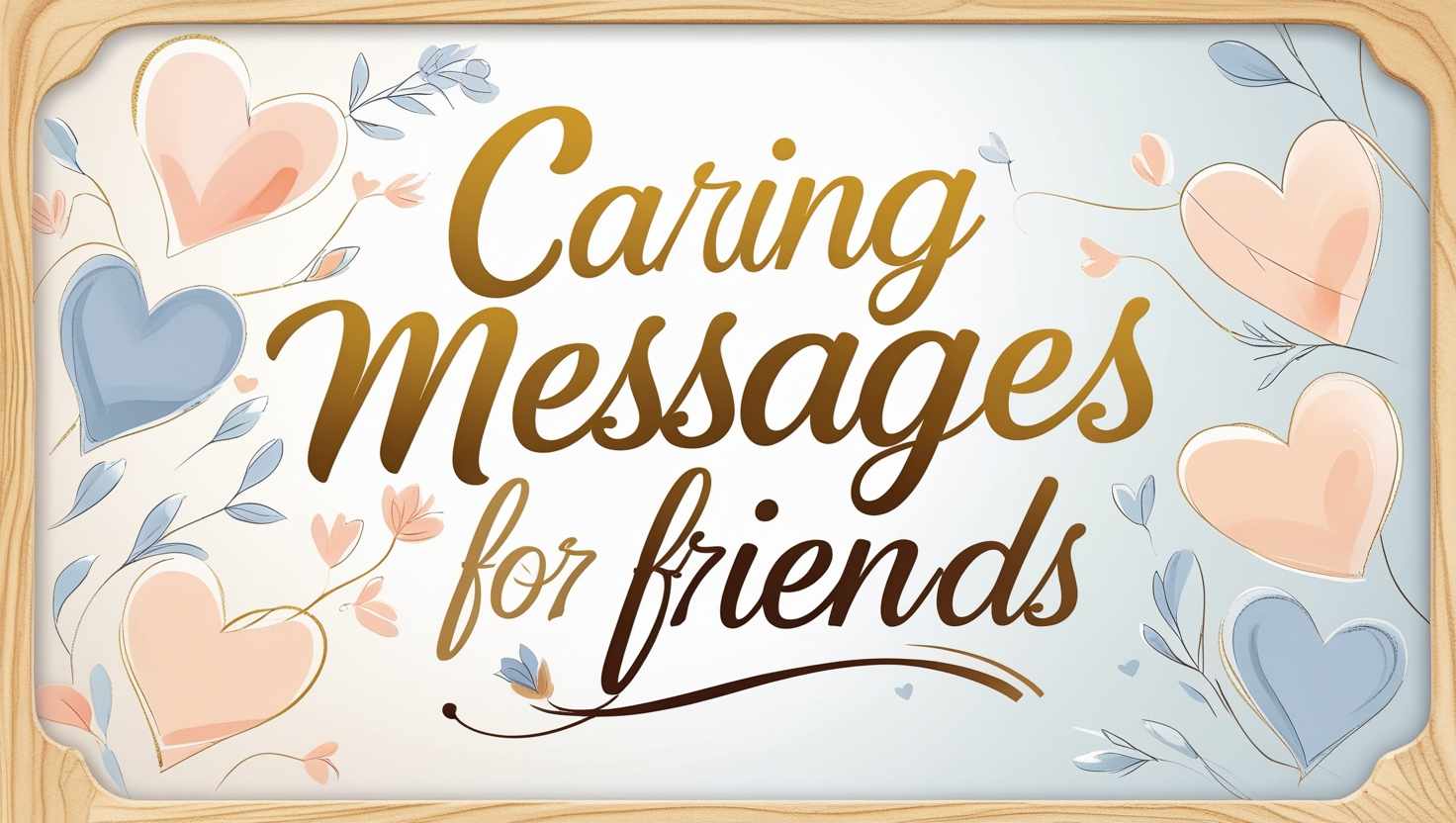 Sweet Caring Messages for Friends