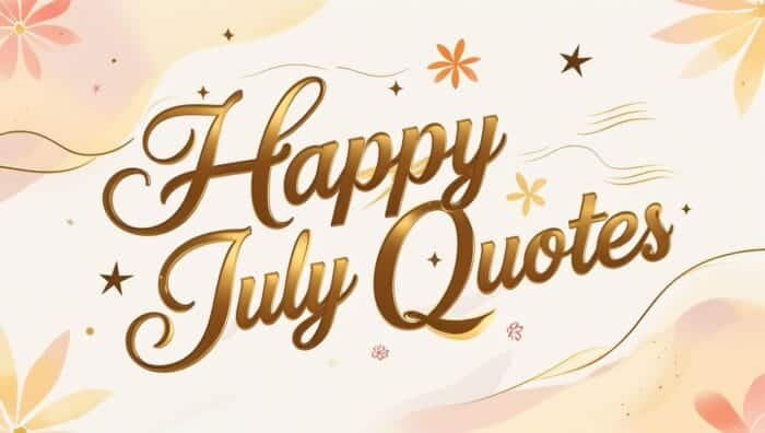 Happy July Quotes and messages
