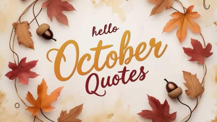 amazing Hello October Quotes