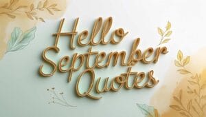 Best Hello September Quotes
