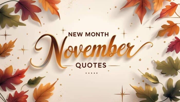 Best New Month November Quotes