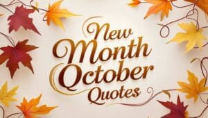 New Month October Quotes