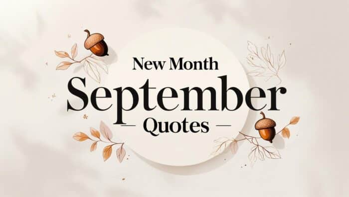 Amazing New Month September Quotes
