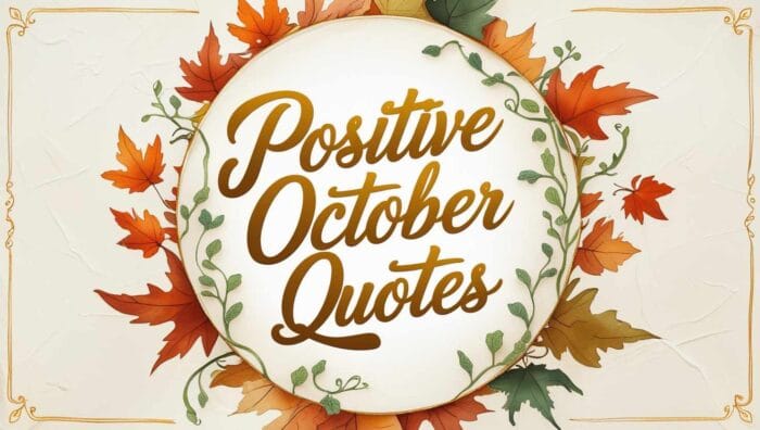 Best Positive October Quotes