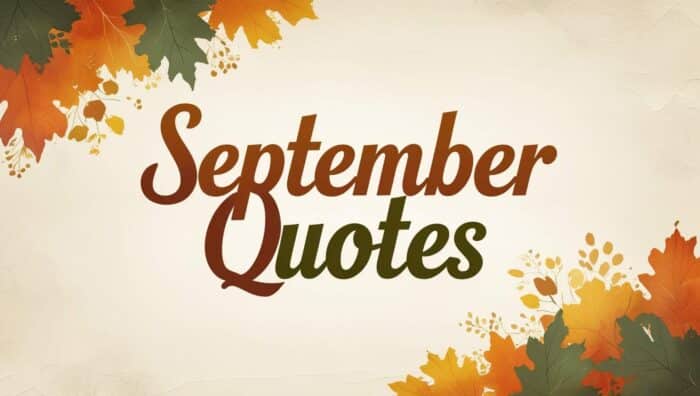 September Quotes and messages