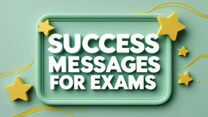 Sweet Success Messages for Exams