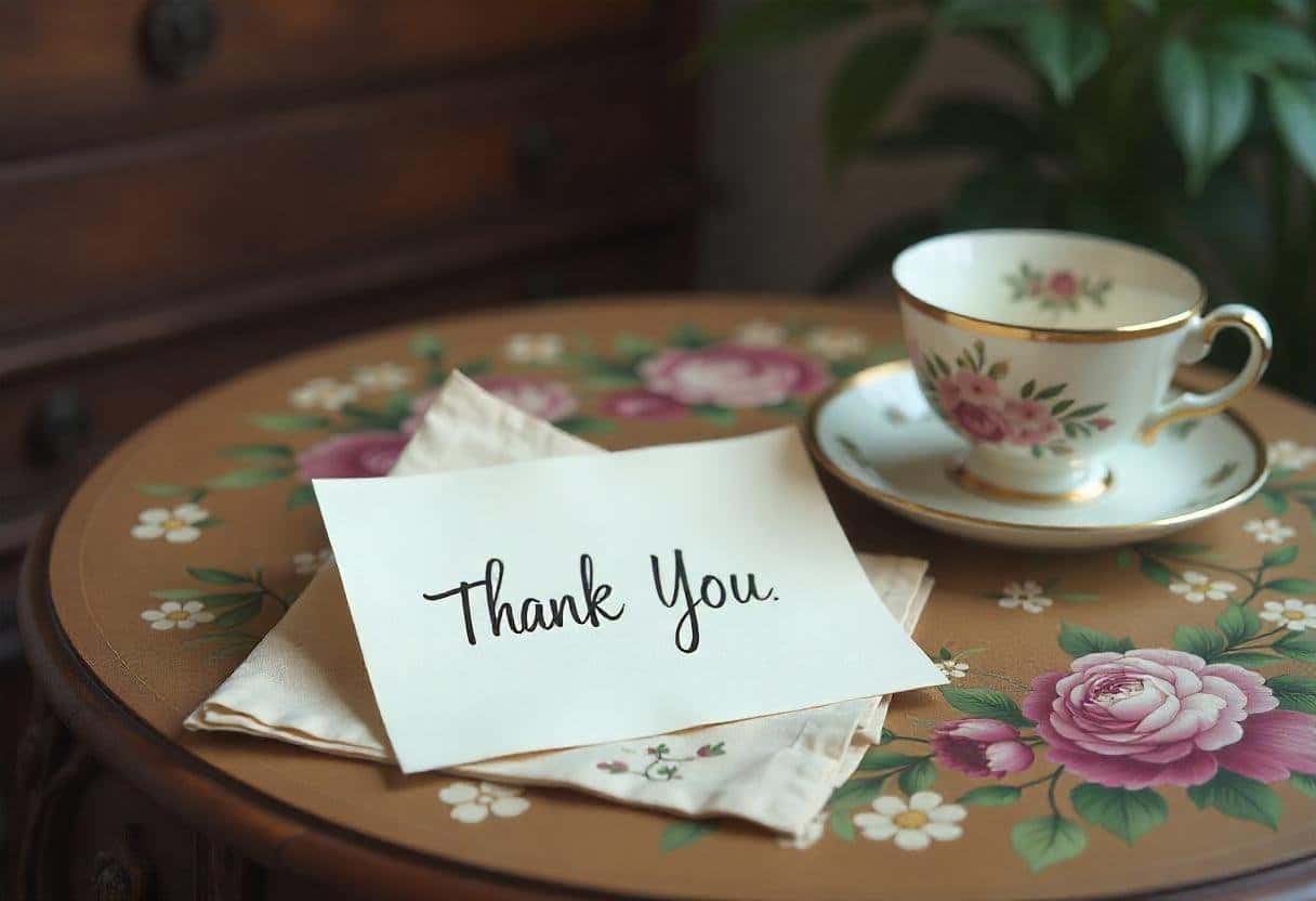Best Thank You Messages for Wedding Program