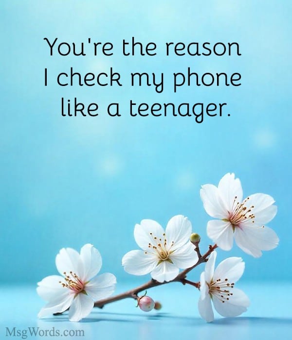 Cheerful illustration highlighting adorable messages for him to make him smile and feel special.