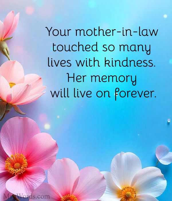 A soft, sentimental tribute reflecting Heart-Touching Messages for Mother-in-law Who Passed Away, symbolizing love, remembrance, and loss.