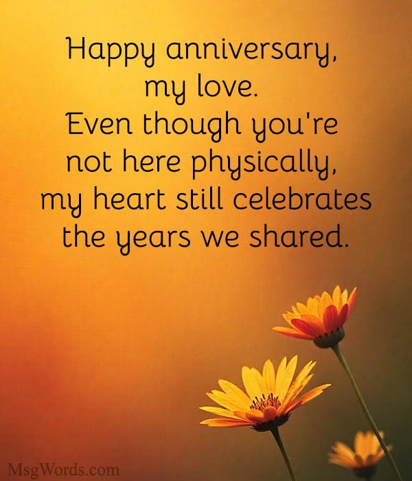 A tender, emotional scene symbolizing Heart-Touching Wedding Anniversary Messages After Death Of Husband, honoring love, grief, and cherished memories.