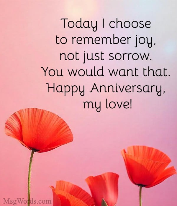 Reflective image illustrating Inspirational Wedding Anniversary Messages After Death Of Husband, celebrating strength, love, and remembrance.